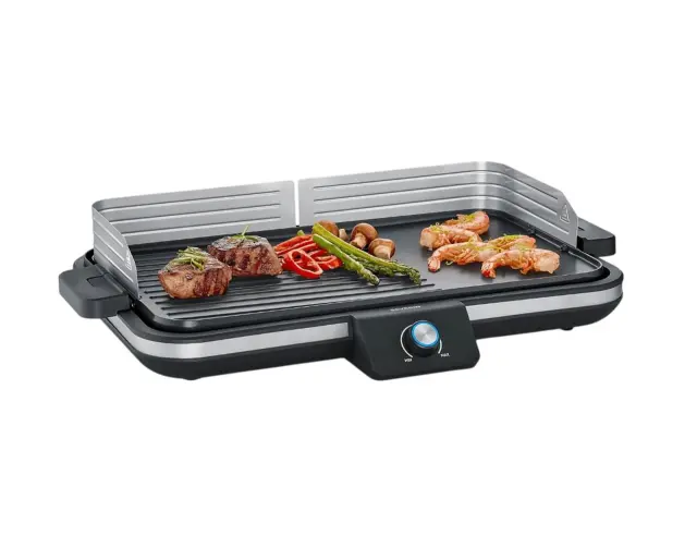 Ηλεκτρική Ψησταριά Severin 8564 με ισχύ 2300W, ρυθμιζόμενο θερμοστάτη, λεία και αυλακωτή πλάκα και επιφάνεια ψησίματος 50x30cm - Black 8564 3