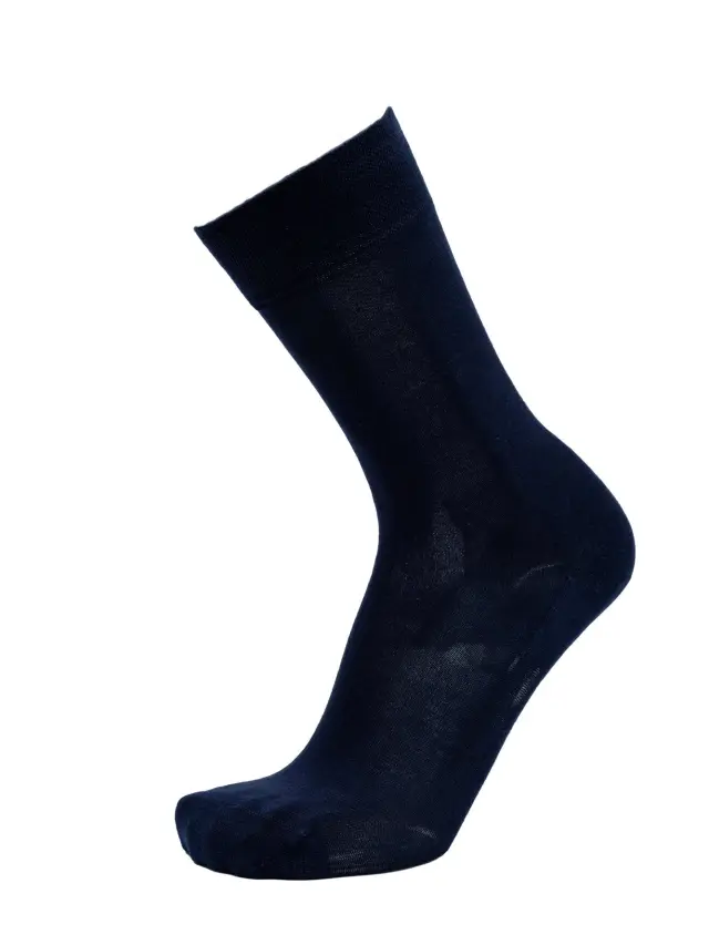 Κάλτσες ανδρικές 90% Bamboo Basic Solid SC-M100-915 Yacht Blue One Size 41-46 Ulisse
