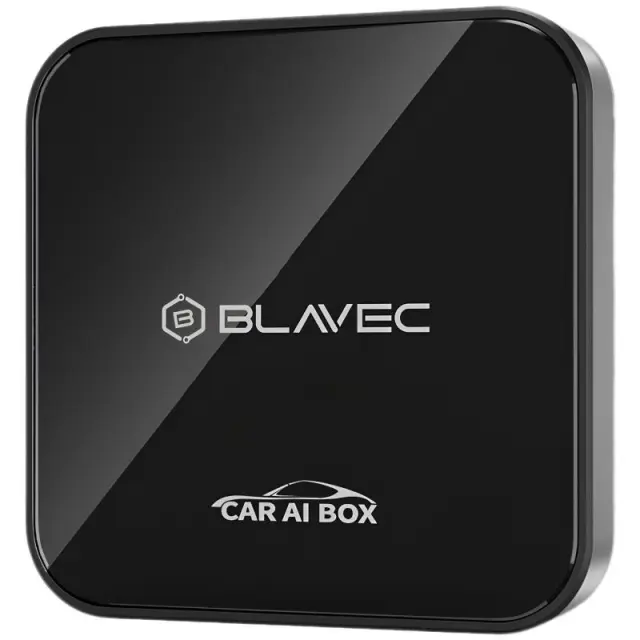 Ασύρματος Προσαρμογέας AI Box Blavec BCP-01 Carplay/ Android Auto με Bluetooth Wi-Fi & Καλώδια USB A & USB C σε USB C Μαύρο N71060