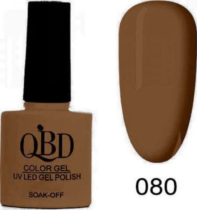 QBD Ημιμόνιμο βερνίκι color Gel Uv/Led Gel Polish 080