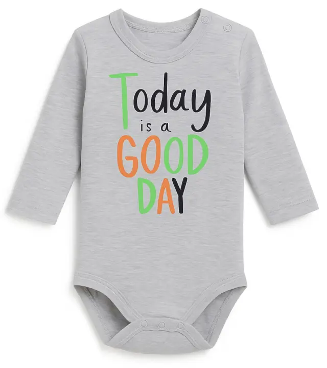 Κορμάκι Μακρυμάνικο Good Day Venere Grey 8020604 - 12 M (80cm)