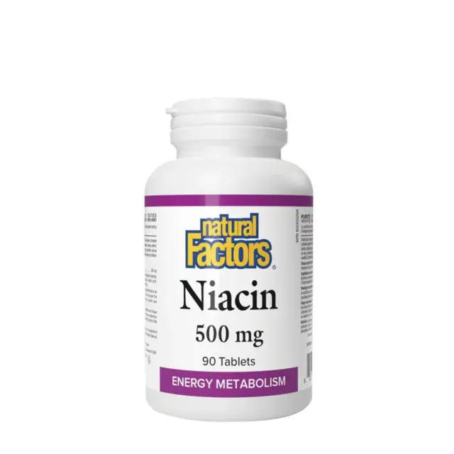 Natural Factors Niacin 500 mg
