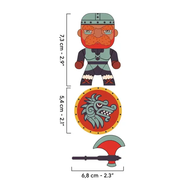 Djeco Arty Toys Φιγούρα Πειρατή 'Grognak' 2