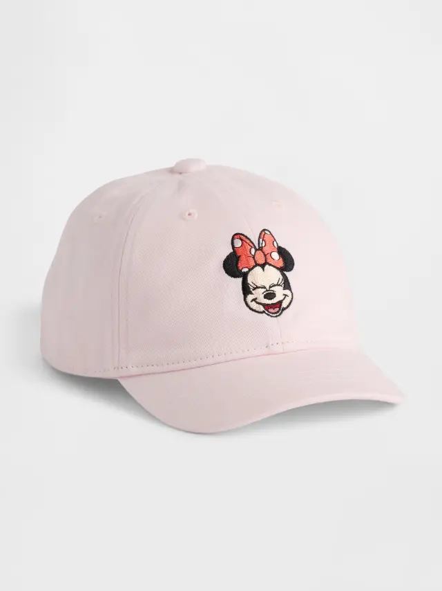 Gap × Disney Βρεφικό & Νηπιακό Καπέλο Baseball με τη Minnie Mouse Cherry blossom pink