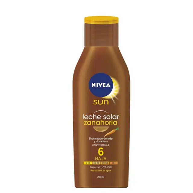 Αντιηλιακό Γαλάκτωμα NIVEA SUN CAROTENE SPF6 200ml