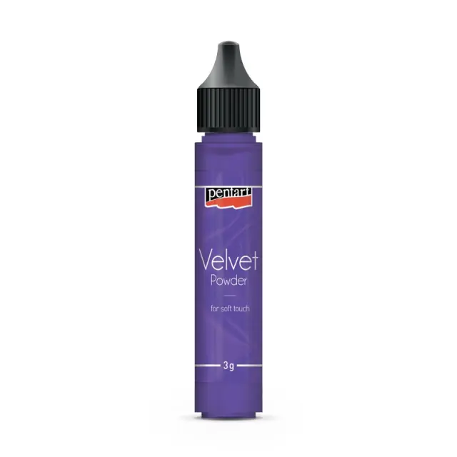 Velvet powder 3gr Pentart, Purple