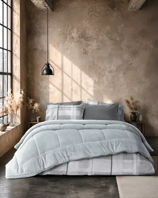 Nima Home Κουβέρτα/Πάπλωμα Μονό 160x220 - Cira Light Gray Γκρι