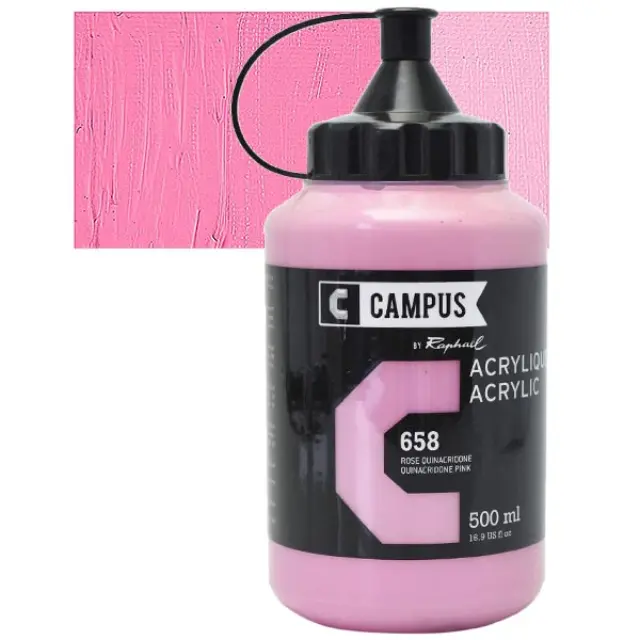 Ακρυλικό Raphael Campus - 658 Quinacridone Pink - 500ml