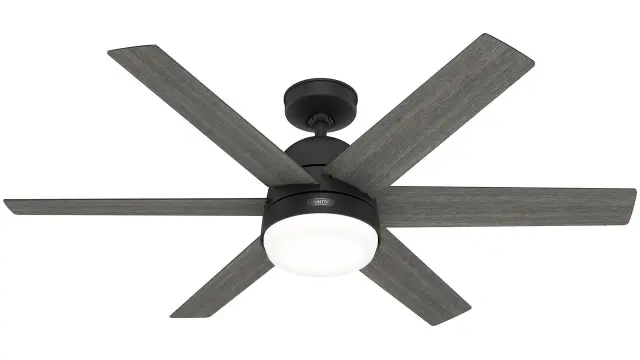 Hunter Arete 132 Matte Black - Ανεμιστήρας Οροφής με Φωτιστικό 2