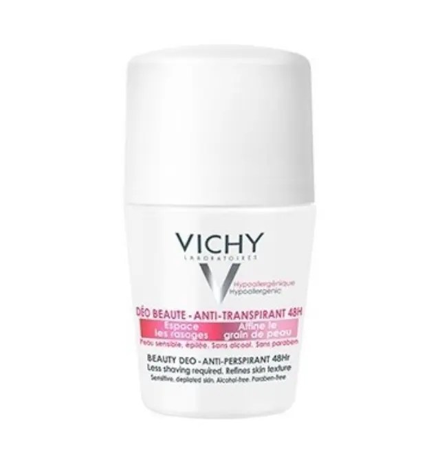 Vichy Beauty Anti-Perspirant 48h Ideal Finish Roll-on Αποσμητικό 48ωρης Προστασίας 50ml