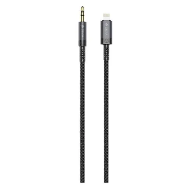 Καλώδιο Ήχου Devia EC619 Woven Lightning σε 3.5mm 1m Ipure Μαύρο N66987
