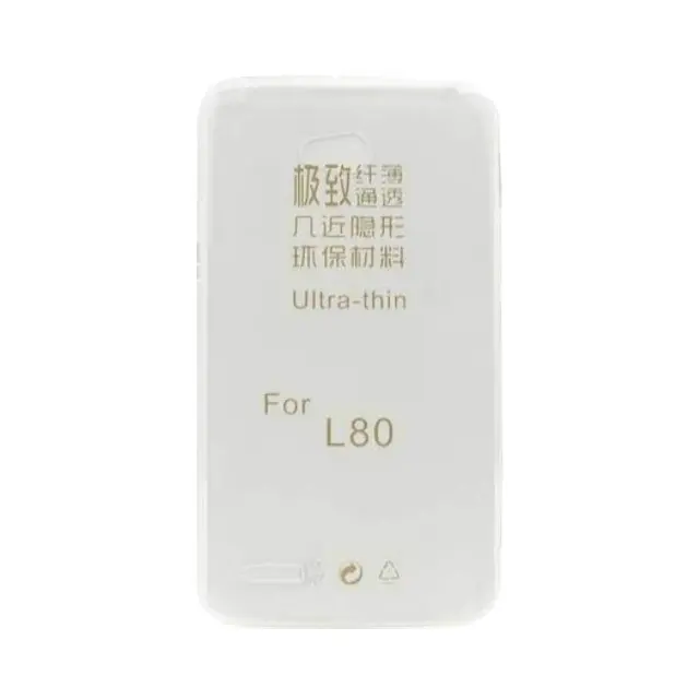 Θήκη Σιλικόνης Ultra Slim Silicone Case Για LG L80 Διάφανη
