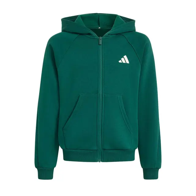 adidas Sportswear Kids Collegiate Full-Zip Hoodie Πράσινο KS5142 (adidas Sportswear)