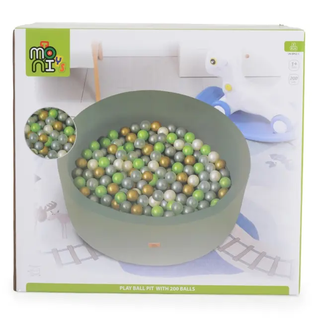 Πισίνα Με 200 Μπαλάκια 5.5cm BP02-5 Moni Toys Dark green 3801005602629 3