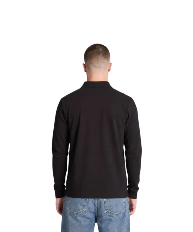 Timberland - Ανδρικό Μακρυμάνικο Polo Oyster River Regular Fit TBC0YHDG-001 Μαύρο - M 2