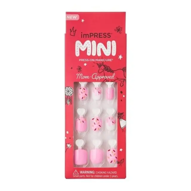 KISS Impress Mini Press-On Manicure for Kids | Απόχρωση Super Duper