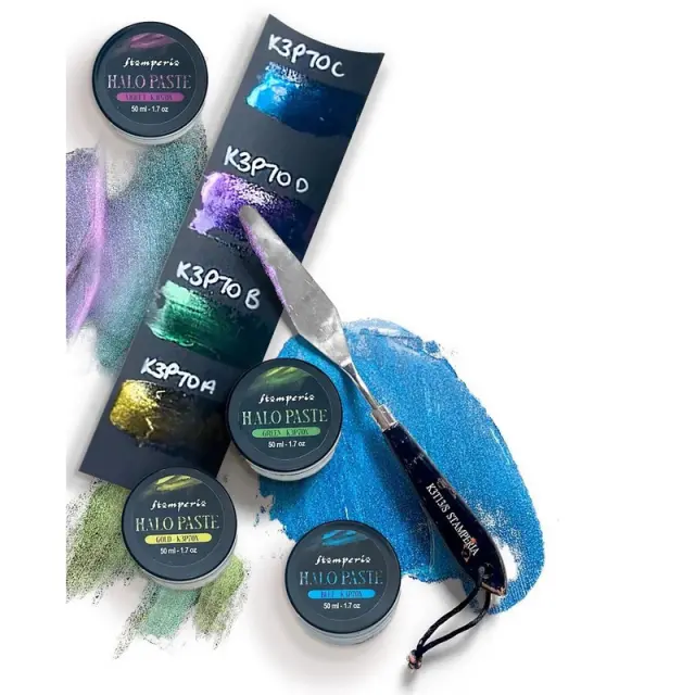 Halo Paste (ιριδίζουσα πάστα) 50ml, Stamperia, Μωβ 2