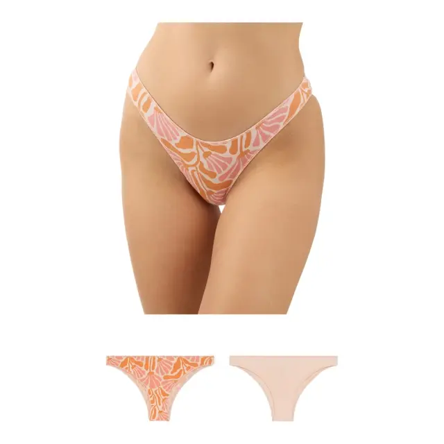 Minerva Γυναικείο Brazil Modal Fimelle - Διπλό Πακέτο, Χρώμα Pink-Coral