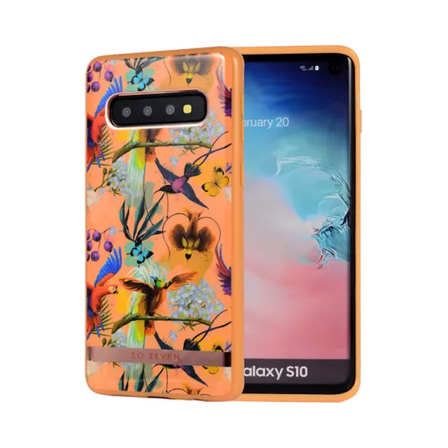 Θήκη Σιλικόνης So Seven Phuket Για Samsung Galaxy S10 Orange Parrot