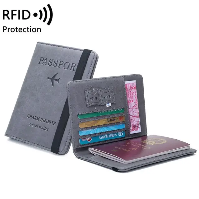 RFID Signal Block Passport & Credit Card Case Θήκη Καρτών και Διαβατηρίου - Πράσινο ΟΕΜ 2
