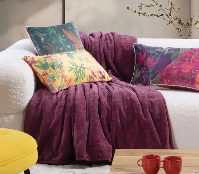 ΔΙΑΚΟΣΜΗΤΙΚΟ ΡΙΧΤΑΡΙ PARADISE 130X180 NEF-NEF HOMEWARE ROSE