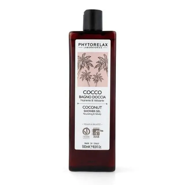 Phytorelax Coconut Shower Gel Αφρόλουτρο Σώματος με Καρύδα, 500ml