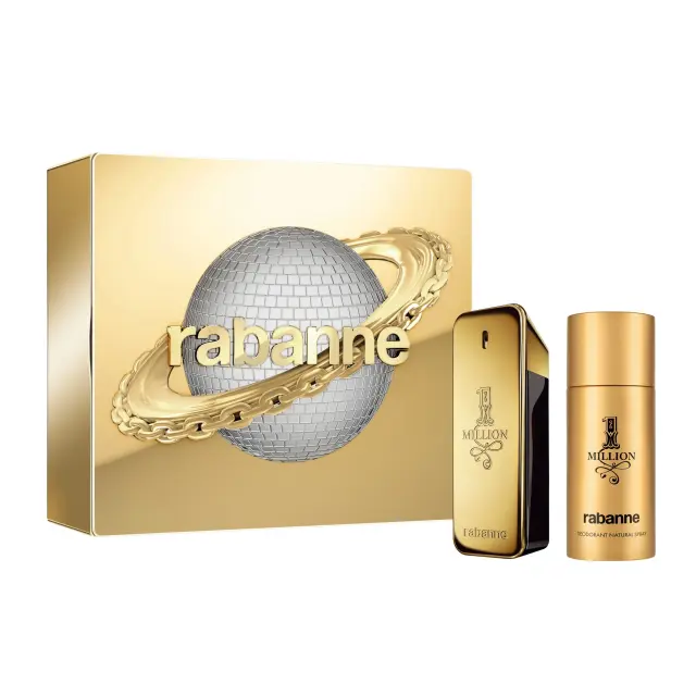 Rabanne 1 Million Ανδρικό Αρωματικό Σετ: Eau De Toilette 100ml & Deodorant Spray 150ml