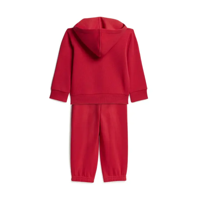 adidas Sportswear Infant's Big Logo Fleece Full-Zip Hoodie Tracksuit Set Κόκκινο KQ9710 (adidas Sportswear) - 98 3
