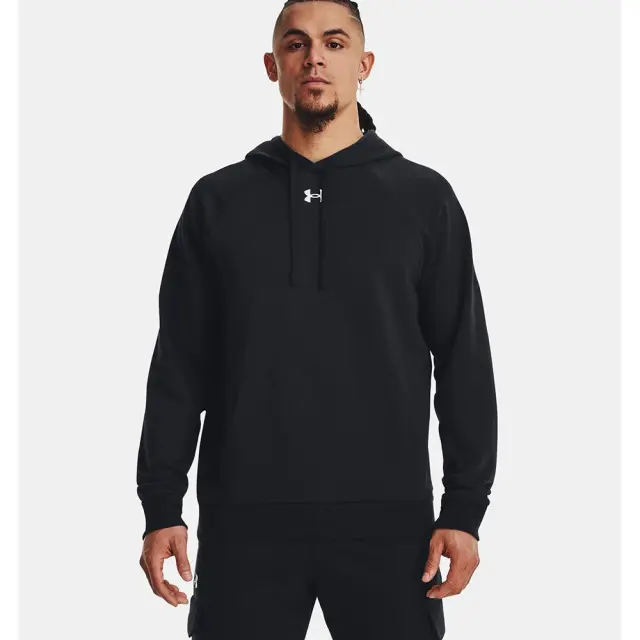 Under Armour Rival Fleece Hoodie (1379757-001) - Μαύρο