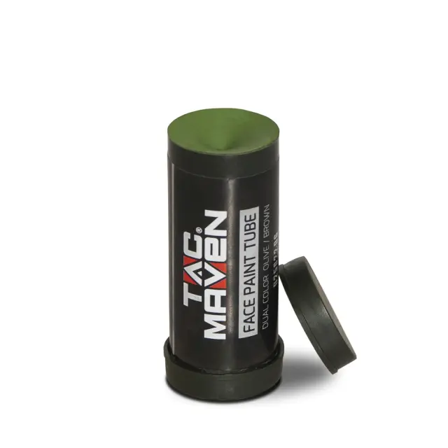 TAC MAVEN Tube Face Paint Olive/Brown-Κρέμα Βαφής σε Στικ 2 Χρωμάτων - 06-Χακί-Olive Green 3