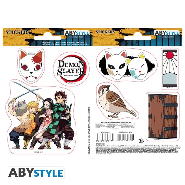 Αυτοκόλλητα DEMON SLAYER - Stickers - 16x11cm/ 2 sheets - Slayers- ABYDCO868 3