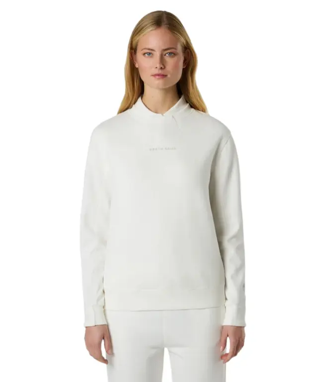 North Sails- Γυναικεία Μπλούζα Πουλόβερ French Terry 091240-000-0105 Λευκό 2