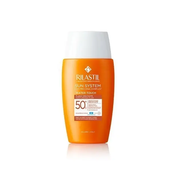 Rilastil Sun System Water Touch Fluid Αντηλιακή Λοσιόν Προσώπου SPF50+ 50ml