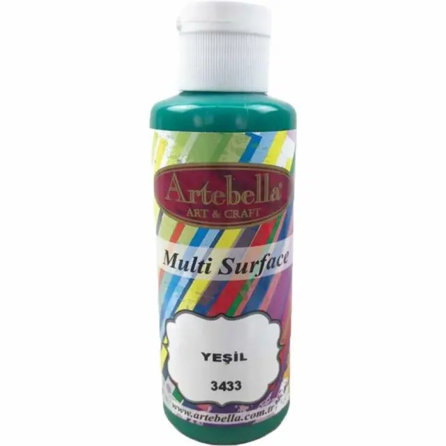 Artebella Ακρυλικό Χρώμα Multi Surface - 3433 Green - 130ml