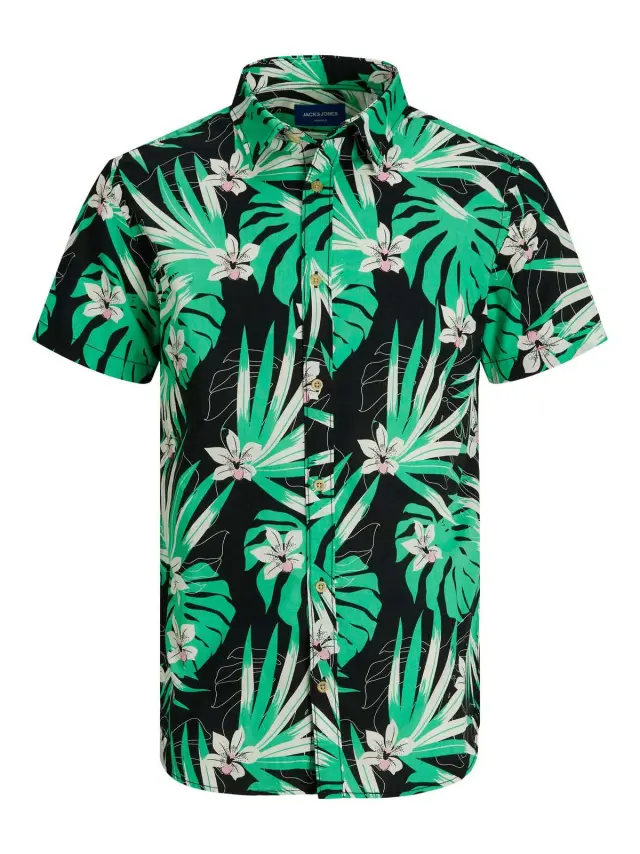 JORJAMES TULUM AOP SHIRT SS Black