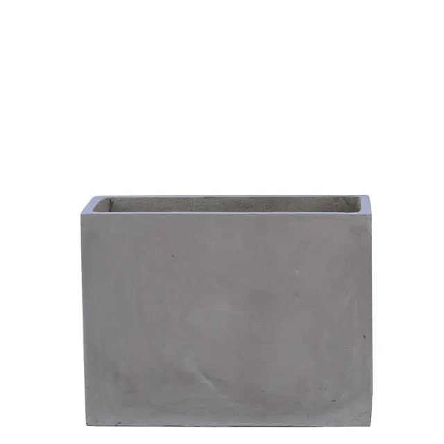 Γλάστρα Γκρι Τσιμέντο 60x30x45cm