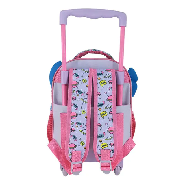 Must Σχολική Τσάντα Τρόλεϊ Νηπίου 2 θήκες Stitch Aloha (000565939) 2