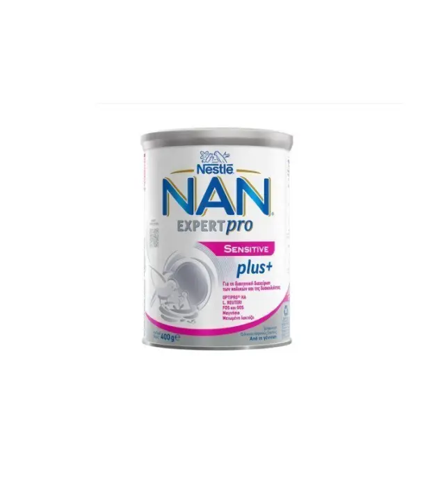 Nestle NAN Expert Pro Sensitive Plus Βρεφικό Γάλα σε Σκόνη από 0+ Μηνών για τη Διαιτητική Διαχείριση των Κολικών & της Δυσκοιλιότητας 400gr