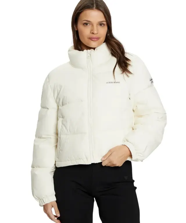 Guess - Γυναικείο Μπουφάν Regular Fit W4BL20WGII2-G053 Εκρού - XL