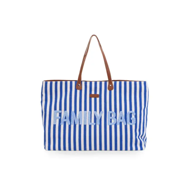 Τσάντα Αλλαγής ChildHome Family Bag stripes electric blue/light blue BR78259