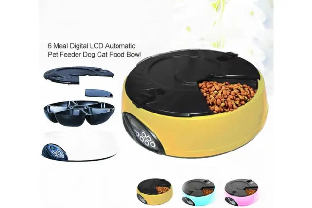 Αυτόματη ταΐστρα κατοικίδιων 6 γευμάτων - Automatic Pet Feeder 3