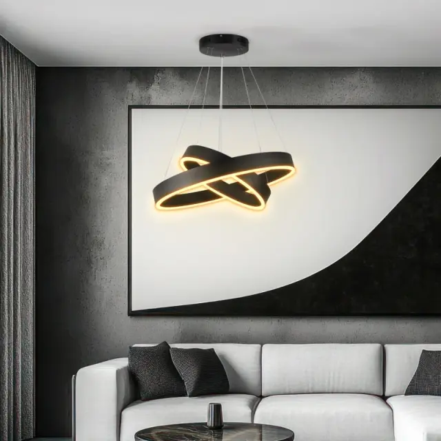 VENOM LED Κρεμαστό Φωτιστικό Οροφής 75W CCT με Χειριστήριο Φ60 KLV-101-0196-V2