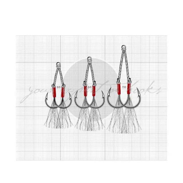 VMC Jigging Assist Hook 7264AH Pro Pack 3/0 2