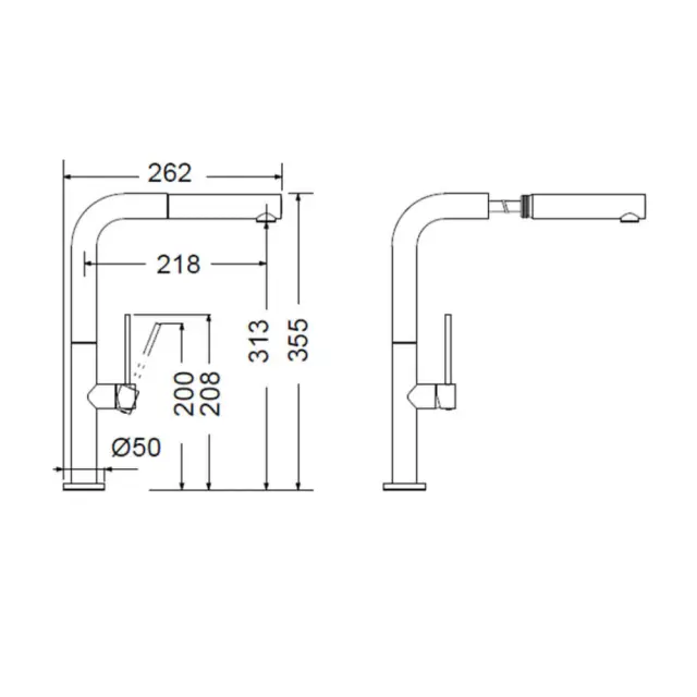 Μπαταρία νεροχύτη TOZO 48580-300 3