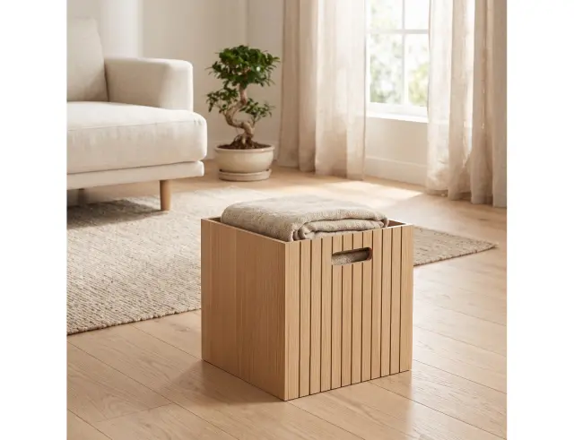 Κουτί Τακτοποίησης Tasso 5Five με διαστάσεις 31x31x31cm - Απόχρωση Ξύλου 205583