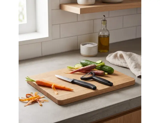Σετ Μαχαίρια Γενικής Χρήσης & Αποφλοιωτής Victorinox Swiss Classic με μήκος λεπίδας 8cm - Green - 2 τεμάχια6.7113.22