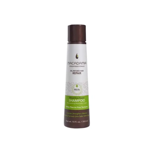Macadamia Vegan Professional Weightless Repair Shampoo 300ml - (σαμπουάν επανόρθωσης για λεπτά μαλλιά)