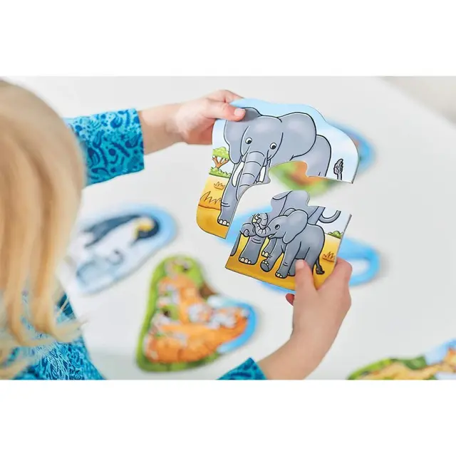 Σετ 6 Παζλ 2τμχ Mummy & Baby (18+ μηνών) - Orchard Toys 3