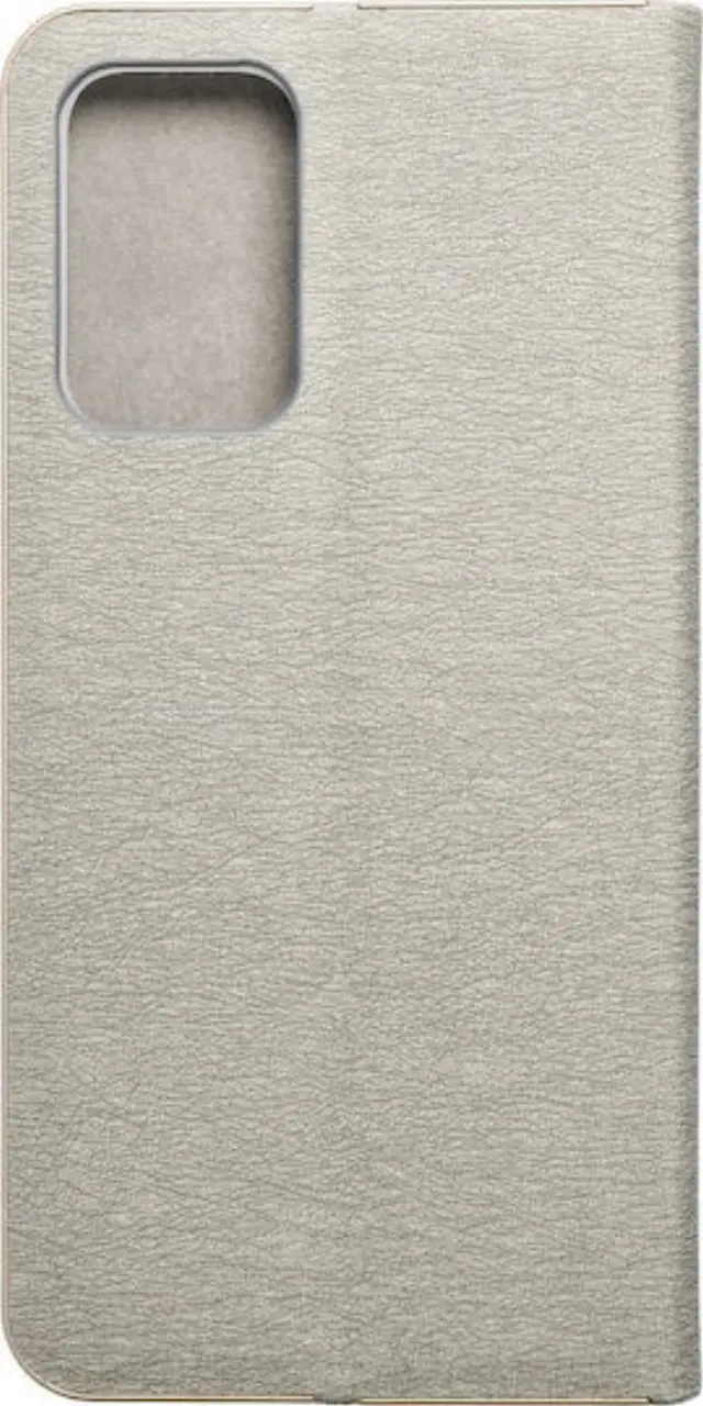 Θήκη Forcell Luna Book Δερματίνης Ασημί (Galaxy A72) 2
