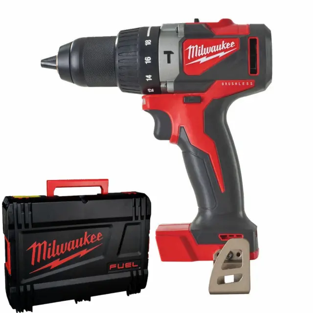 Milwaukee 4933464516 - Δραπανοκατσάβιδο Μπαταρίας Κρουστικό 18V, M18 BLPD2-0X (Χωρίς Μπαταρία + Φορτιστή) με Κλιπ Ζώνης + Βαλίτσα